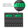 PUJIMAX 8-Slot Battery Charger With LCD Display Smart Intelligent For AA/AAA NiCd NiMh Rechargeable Batteries aa aaa Charger ► Photo 3/6
