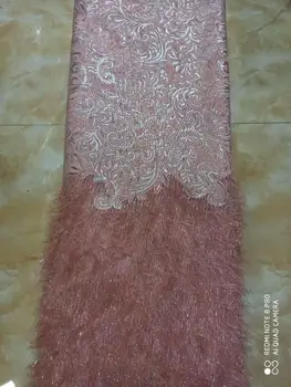 

yaking-10.4312 fashionable sequins tulle embroidery french net lace fabric for party dress