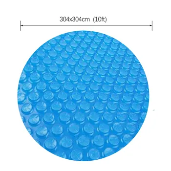 

Round Pool Cover Protector 10ft Foot Above Ground Blue Protection Swimming Pool Large Size Dustproof Floor Hot Cloth Lip Cover