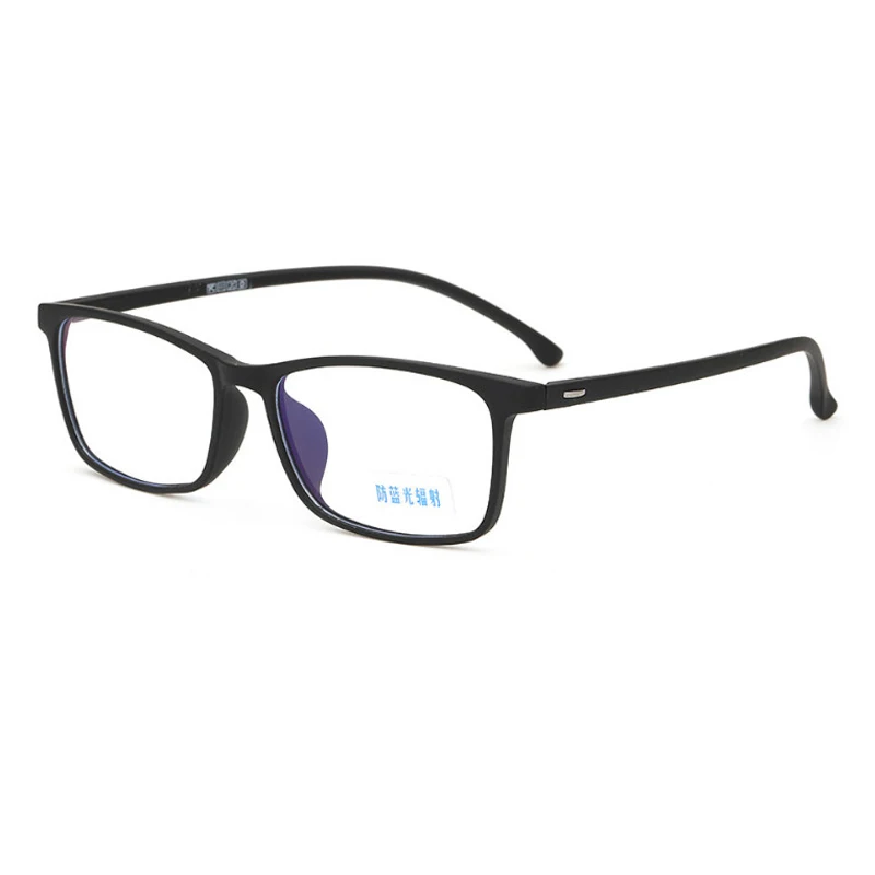 

TinffGan TR90 Eyeglasses Frames 2019 Men Women anti UV400 lens eye Glasses frame very light eyewear for myopia glasses black