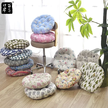 

Coushion Round Pictured Cotton Linen Pillow 24 Style The Decoration Polyester Dormitory Office Seat Comfort Cushion Pillow
