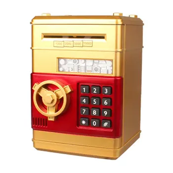 

Smart Voice Piggy Bank Password Money Box Cash Coins Save Automatic Deposit Automatic money rolling password