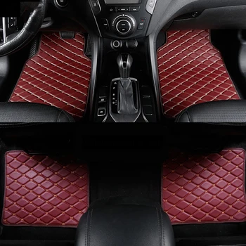 

4Pcs Universal Car Floor Mats for BENZ GLA GLC GLE GLS SL SLC SLK AMG GT All Weather Waterproof Carpet