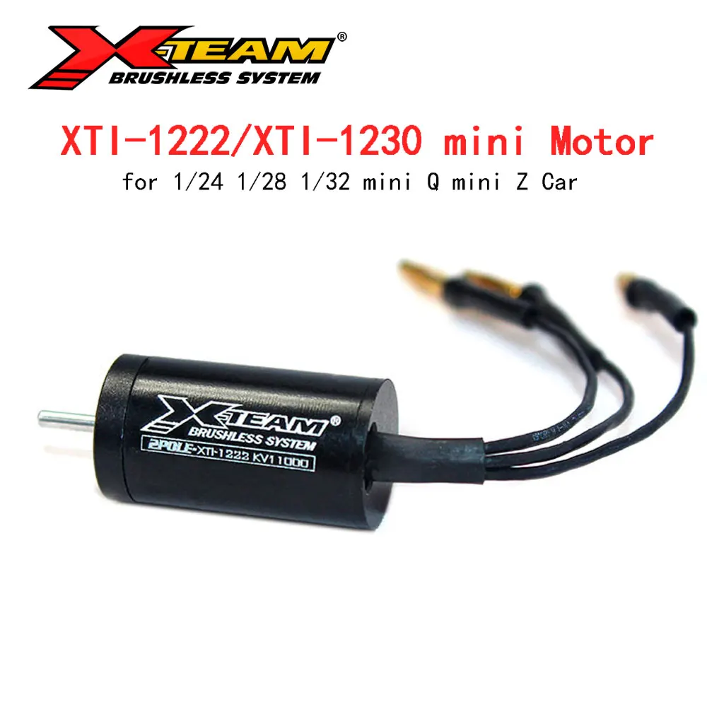 X-team Mini 1222 1230 4500KV 11000KV Brushless Motor 18A ESC
