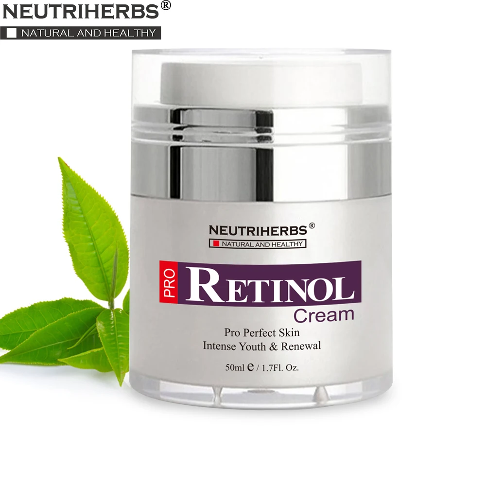 Neutriherbs Retinol увлажняющий крем для лица и области вокруг глаз Уменьшает появление морщин, тонких линий. Лучший дневной и ночной крем