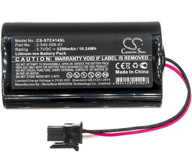 Cameron sino 5200mah аккумулятор для SOUNDCAST MLD414 Outcast Melody 2-540-006-01 динамик батарея