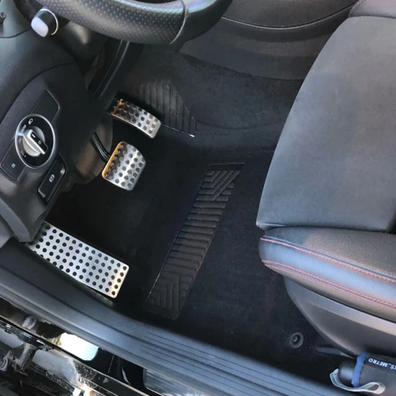 Poggiapiedi Poggiapiedi Pedal Pad Cover Per Mercedes Benz A B C E S Cls Slk Cla Gla Glk Ml G Gl Series Car Styling