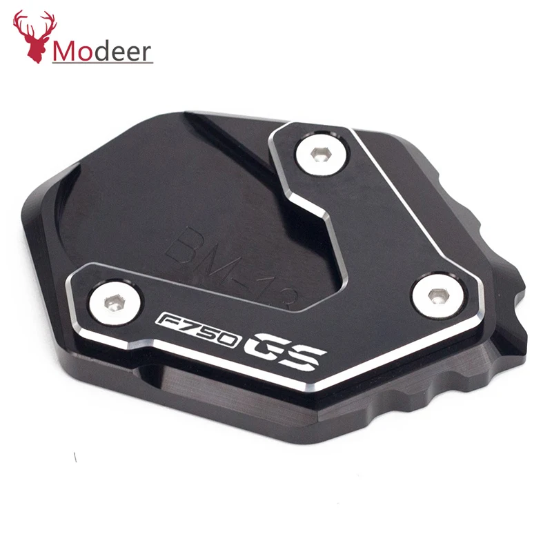 Kickstand Side Stand Extension Plate Pad For BMW F750GS F 750GS F750 GS F 750 GS 2018 2019 Motorcycle Enlarge Support Pad (1)_Jc 副本