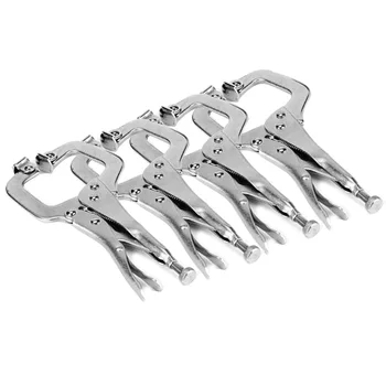

4pcs Locking Pliers Clamp Flex Pads Locking Adjustable Welding Maintenance