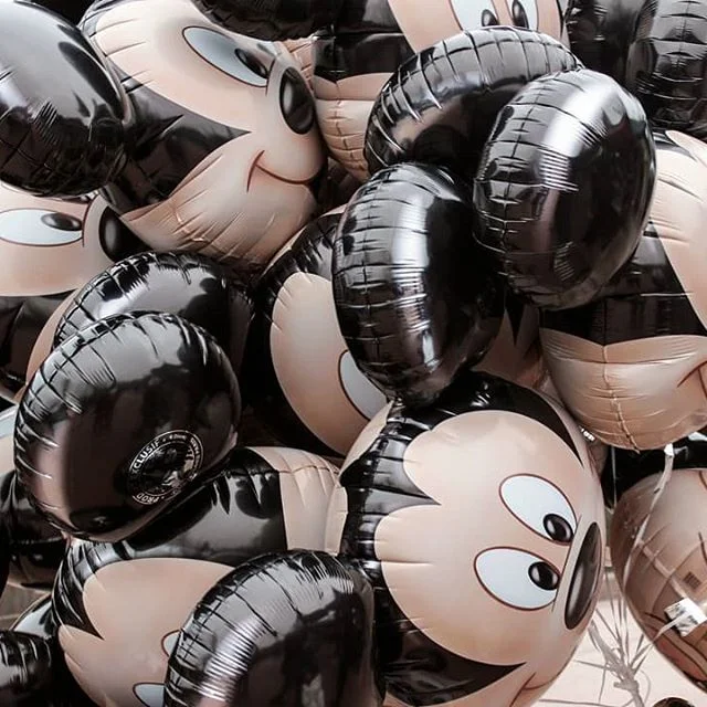 12 шт. с днем рождения Микки Минни Маус фольгированные шары 10 дюймов Волнистые латексные шары украшения для детской вечеринки globos детские игрушки