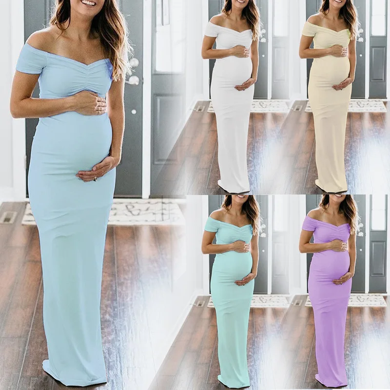 

Maternity Dresses Pregnant Dress Maternity Photography Props Pregnancy Clothes Dress Maternity Wedding Dress Women Party Clothes