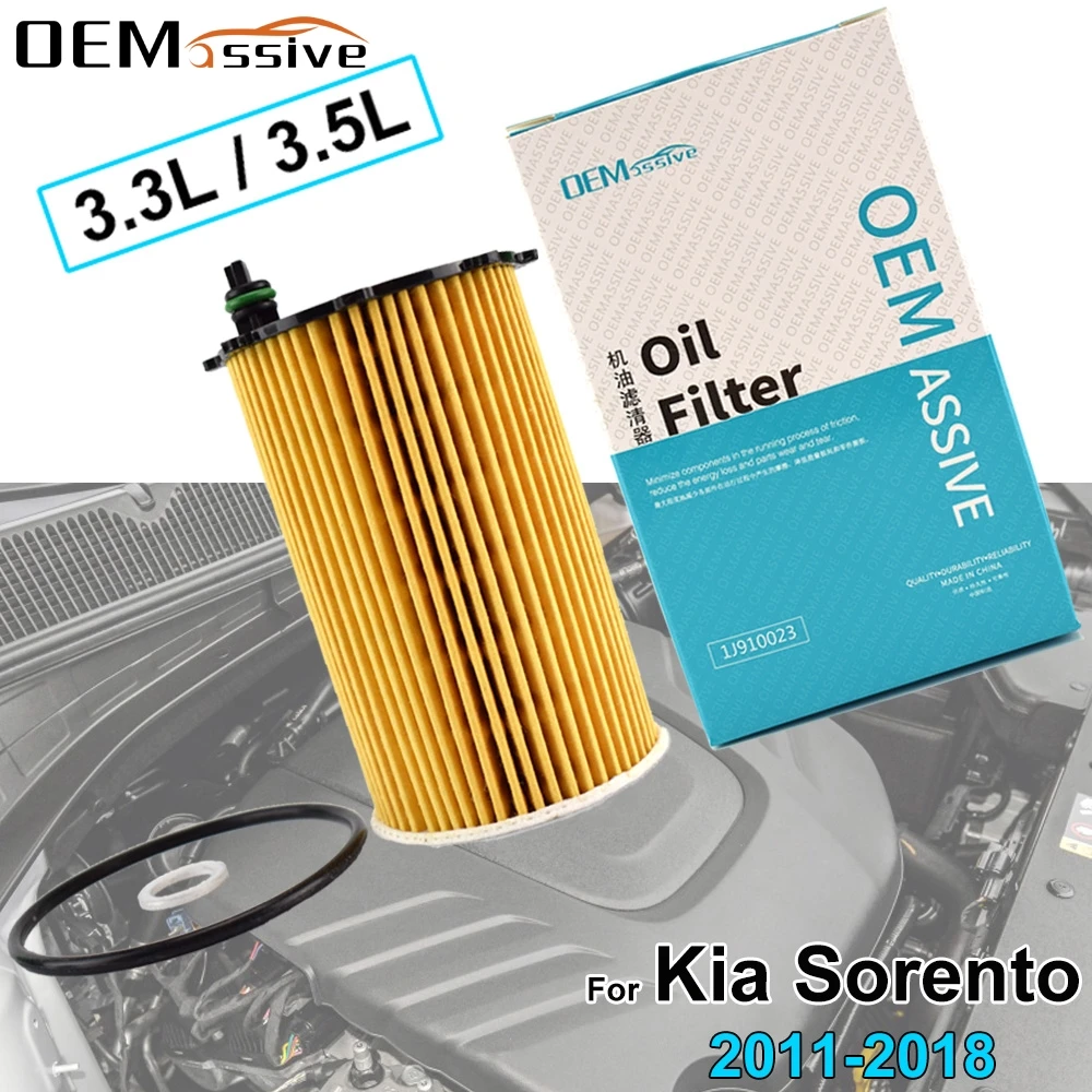 Filtro de aceite de motor de gasolina para automóviles, accesorio para