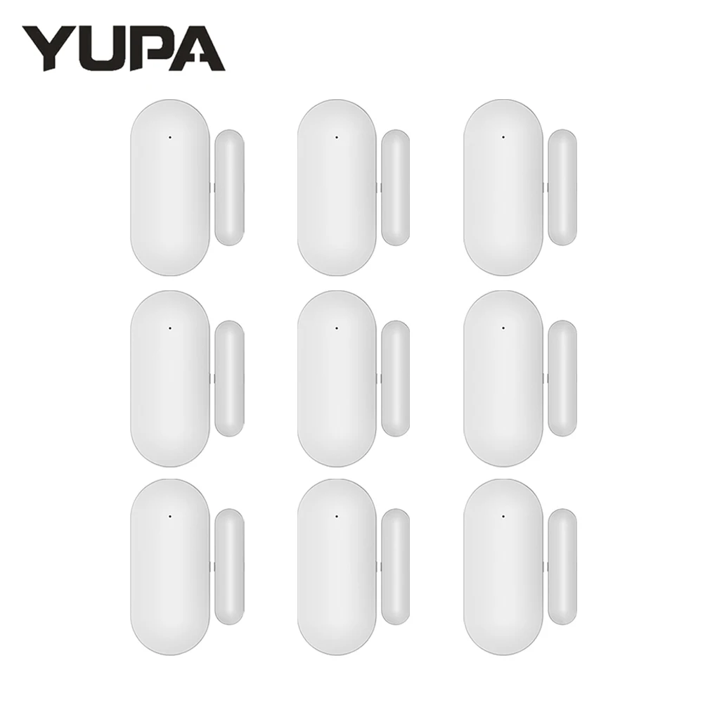 YAOSE Wireless Magnetic Sensor Window & Door Sensor for All RF 433MHz Home Alarm Security Smart Gap Sensor to Detect Open Door