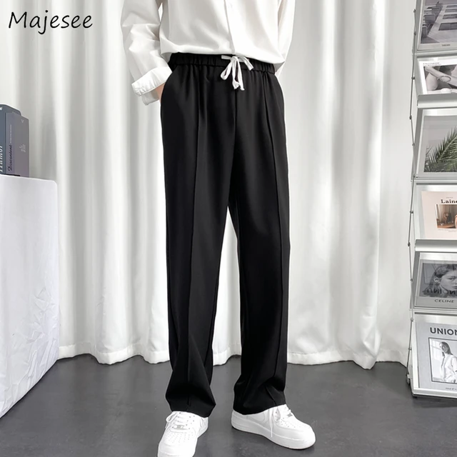 Korea Pants Men Clothing, Korean Simple Mens Pants