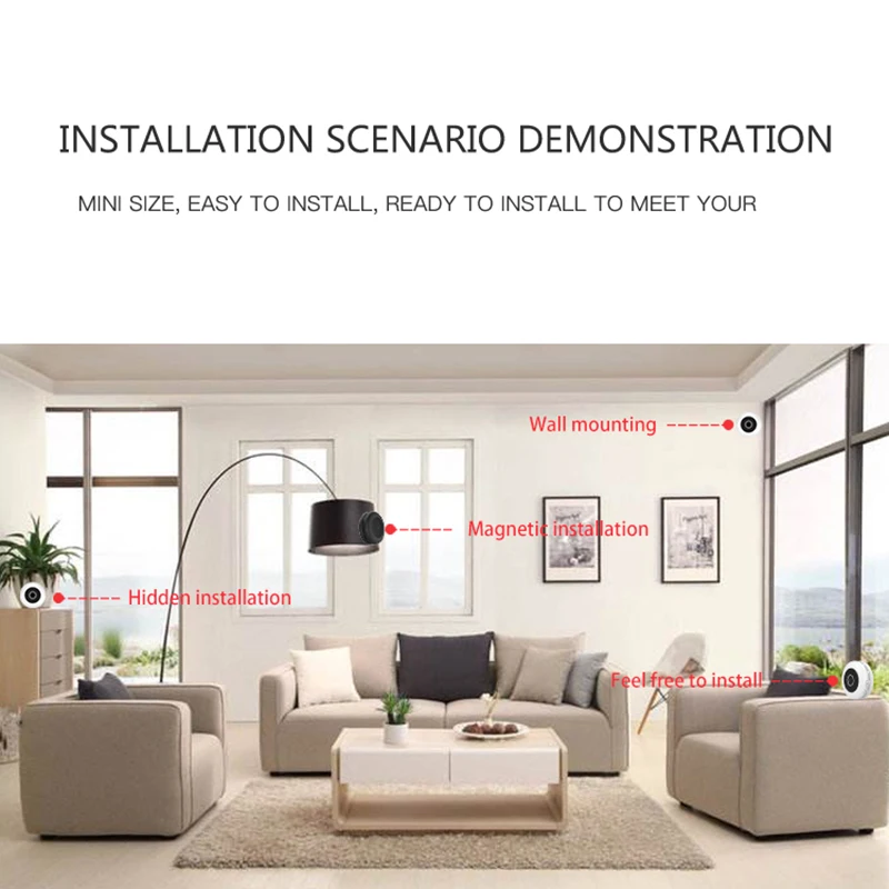 H11 Wide Angle HD 1080P WIFI Mini Camera Night Vesion Mini DVR DV Vedio Camcorder Recording Motion Detection