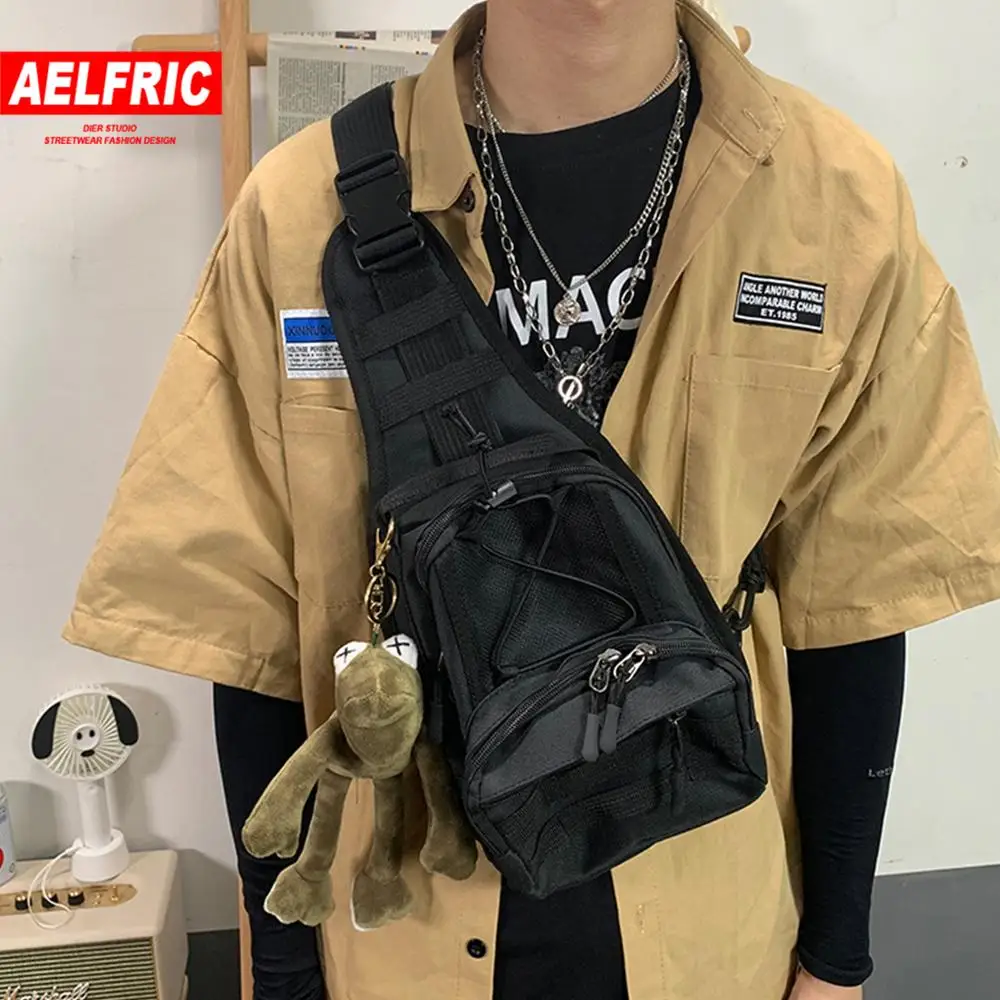 Винтажные тактические Наплечные сумки AELFRIC 2019 повседневный спортивный мужской