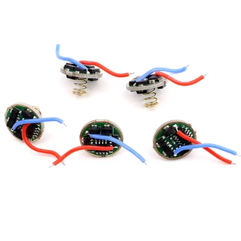 

3 pcs 7135*8 Led Driver Torch Accessory 17mm LED Driver Mode Memory Circuit Board for XML T6 XML2 U2 U3 XPL LED flashlight torch