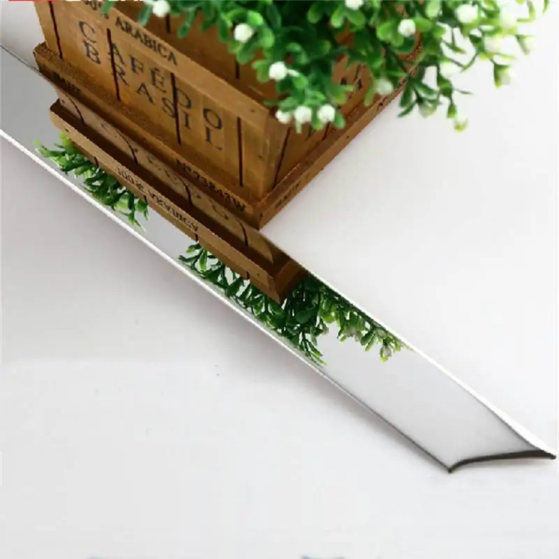 Tonlinker 1 шт. DIY Новые наклейки из нержавеющей стали для заднего бампера световая