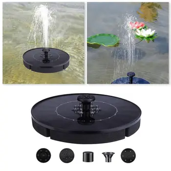 

Garden LED Ground Solar Fountain Pump Waterproof Solar For Bird Panel Bath Pump with Fountain Decoration Submersible Garden V7V6