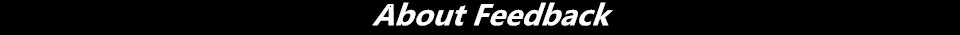 About Feedback