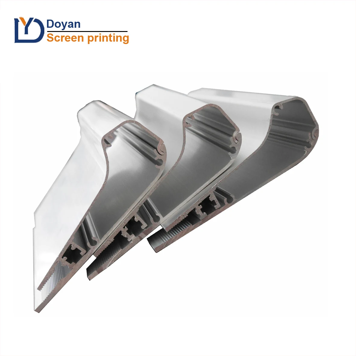 Aluminum ergo force grip silk screen printing squeegee handle