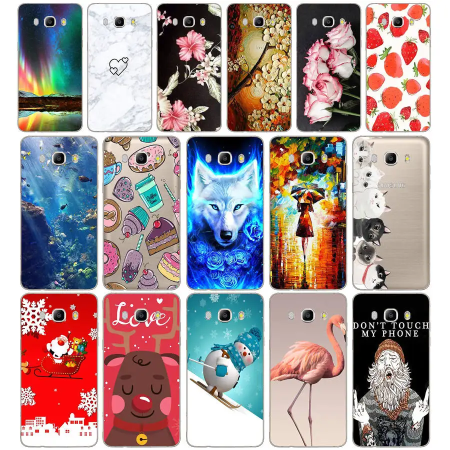 

Phone Case For Samsung Galaxy J5 2016 J510F Soft Silicone TPU Cartoon Protector Cover Cases For Samsung J5 2016 J510 Bumper