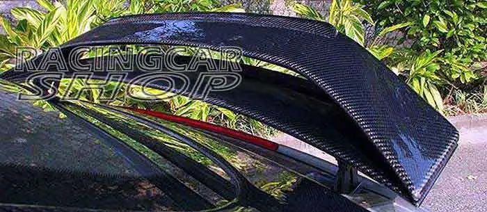 C Style Real Carbon Fiber Rear Spoiler Trunk Wing Lip Fit for Audi TT 8J 2007-2012