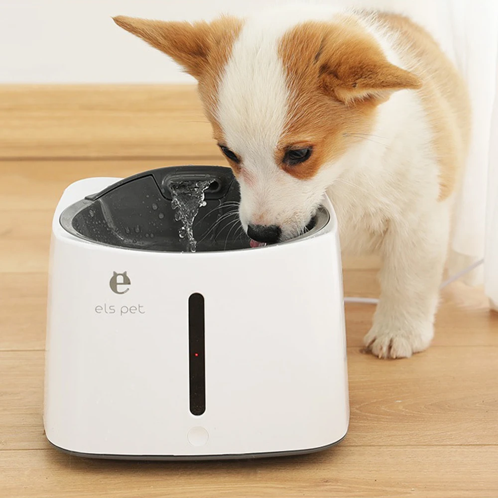 Интеллектуальный дозатор воды для домашних животных, дозатор воды для собак, кошек, Четырехслойный фильтр, автоматическая циркуляция кислорода, дозатор воды для собак 5