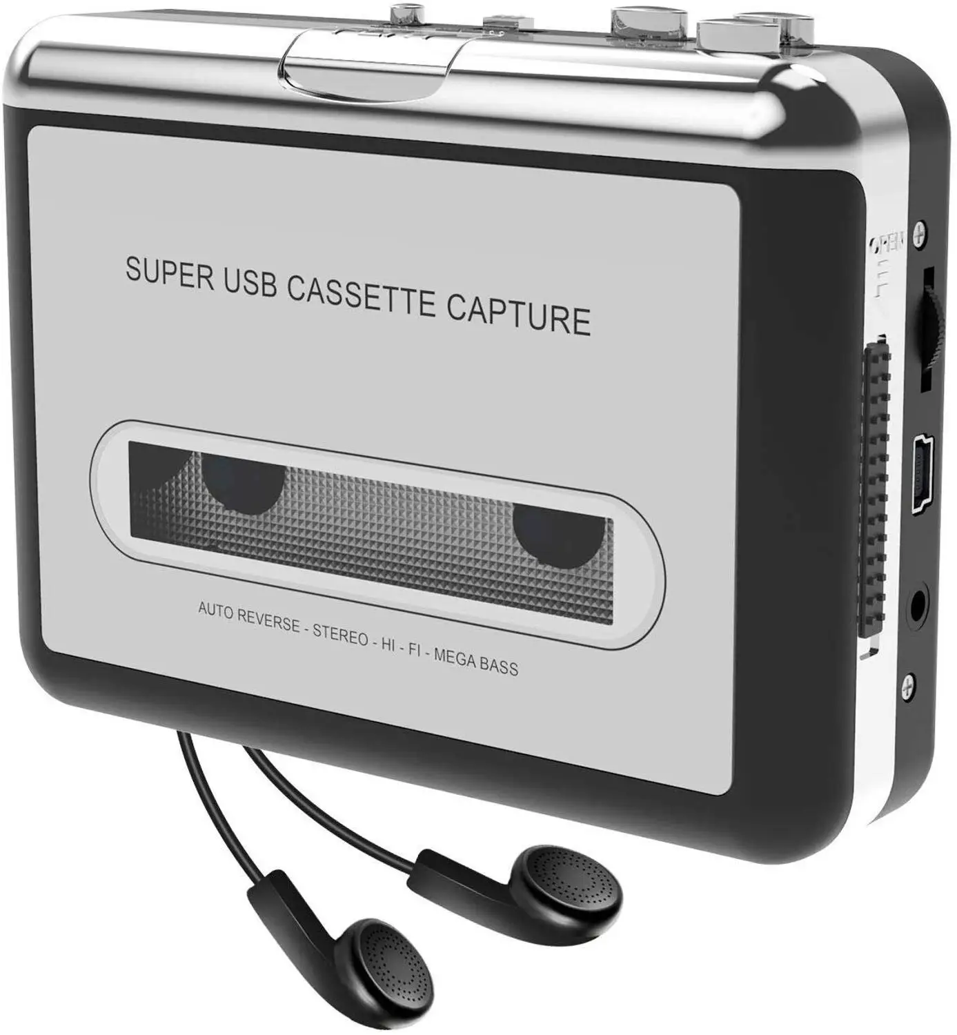 Lettore Di Cassette Y & H Convertitore Da Cassette Usb A Mp3 Cattura Audio Lettore Musicale Registratore Di Cassette A Nastro