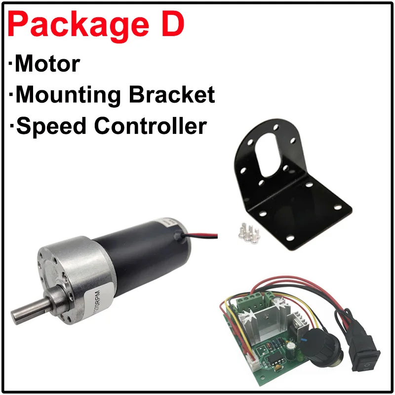 Микро редукторный электродвигатель постоянного тока 12 В/24 В, низкая ...