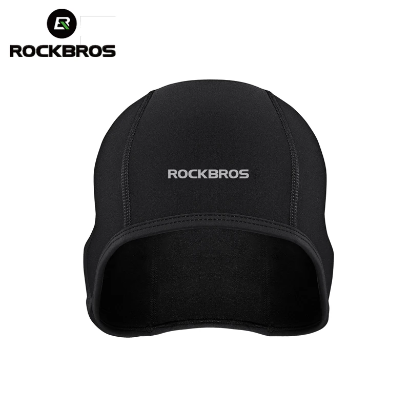 ROCKBROS зимняя теплая велосипедная шапка Спортивная маска для бега катания на лыжах
