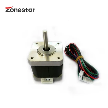 

ZONESTAR Nema17 Stepper Motor Torque: 4000g.cm Current:1.2A 1.8 Degree / step 5MM Shaft Diamete