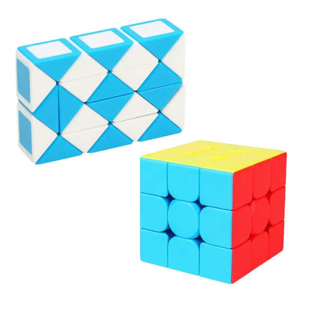 MoYu 3x3x3 2x2x2 meilong pack gift magic cube 3 stickerless cubo magico professional speed cubes educational toys for students 6