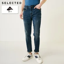 Отборные Слэйд Новые повседневные мыть эластичные прямые джинсы мужские C | 419132552