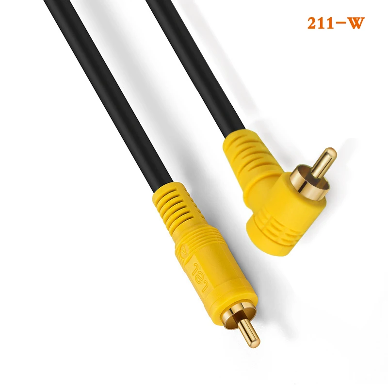 opadgående mikrofon temperament Right Angle Rca Video Cable | Rca Cables 90 Degrees Hifi | Rca Male Male  Right Angle - Connectors - Aliexpress