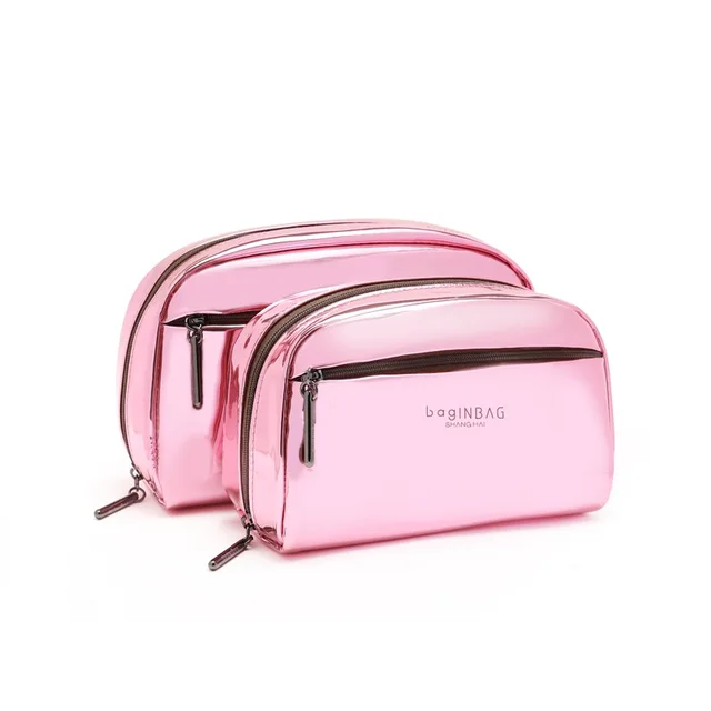 Small Cosmetic Bag Portable Storage Bag Multi-functional Large Capacity Makeup Bags Set Pink Set