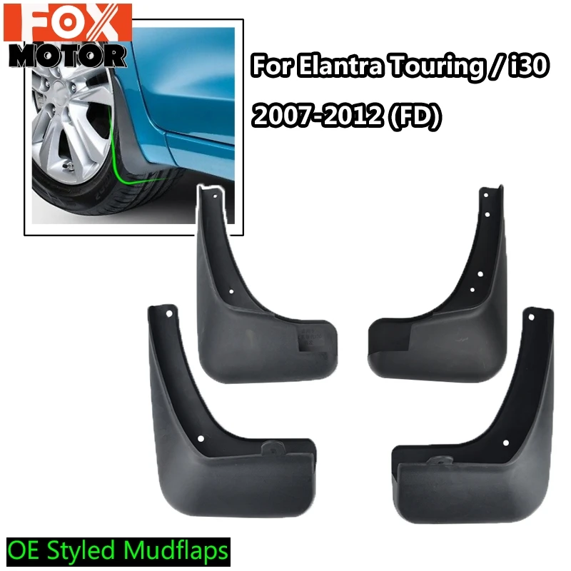 OE Стиль Литой Брызговики для Hyundai Elantra Touring I30 I30cw 2007 2012 брызговик брызговики 2008 2009