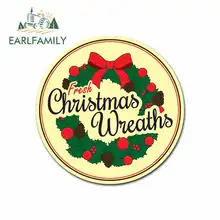 ##Special Price EARLFAMILY 13cm x 13cm for Christmas Wreaths Circle Sign Funny Car Stickers Bumper RV VAN Fine Decal JDM Vinyl Car Accessories ##Special Price EARLFAMILY 13cm x 13cm for Christmas Wreaths Circle Sign Funny Car Stickers Bumper RV VAN Fine Decal JDM Vinyl Car Accessories