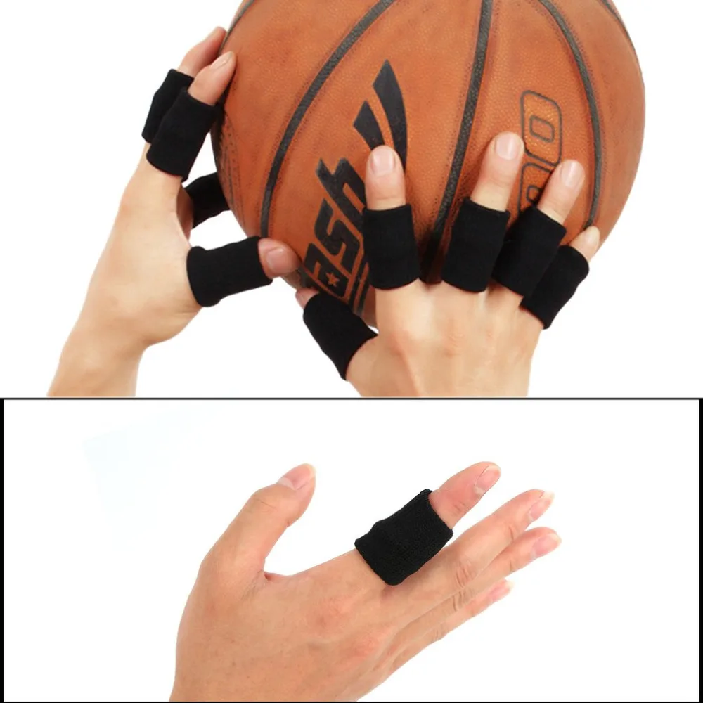 1pc Sport Finger Splint Guard Bands Bandage Support Wrap Basketball Volleyball Football Fingerstall Sleeve Caps Protector | Спорт и