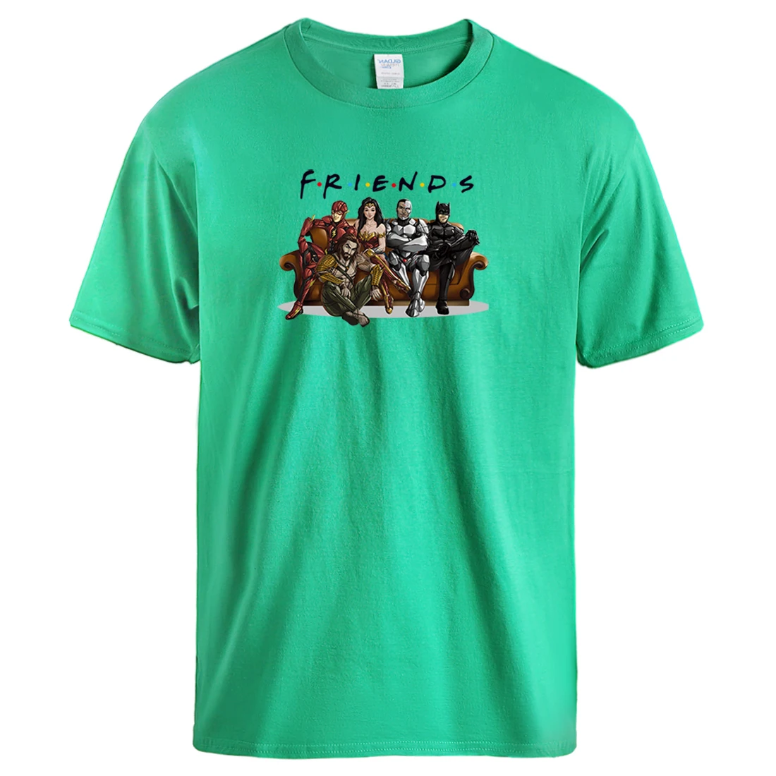

Fashion Cartoon Friends Printing Men T-shirts 2020 Summer Casual Clothing Short Sleeve Retro T Shirt Harajuku Funny Tshirts Mans
