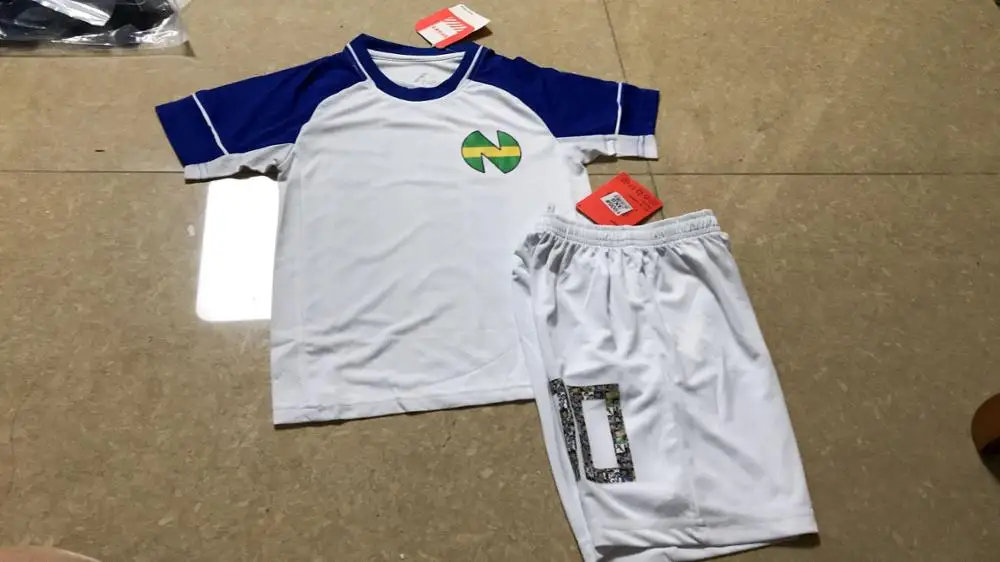 Хороший молодежный Мужской Азиатский размер капитан Tsubasa ДЖЕРСИ Camisetas y benji испанские футбольные японские наборы, Оливер атом Maillot de Foot рубашки
