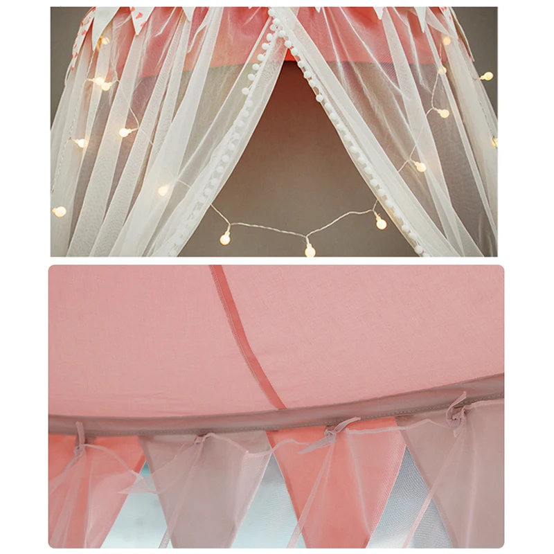 Baby Girls Canopy Mosquito Net Anti Mosquito Princess Bed Canopy Girls Room Decoration Bed Canopy Pest control Net Dropship J11
