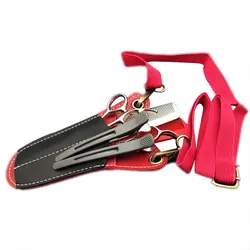 Новинка PU Сумка для парикмахерских инструментов пара сумка для ножниц с регулируемым ремнем ножницы для волос сумка может пожалуйста 2