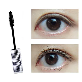 

New Makeup Long Curling Thic Eyelashes Black Waterproof Fiber Mascara Eye Lashes