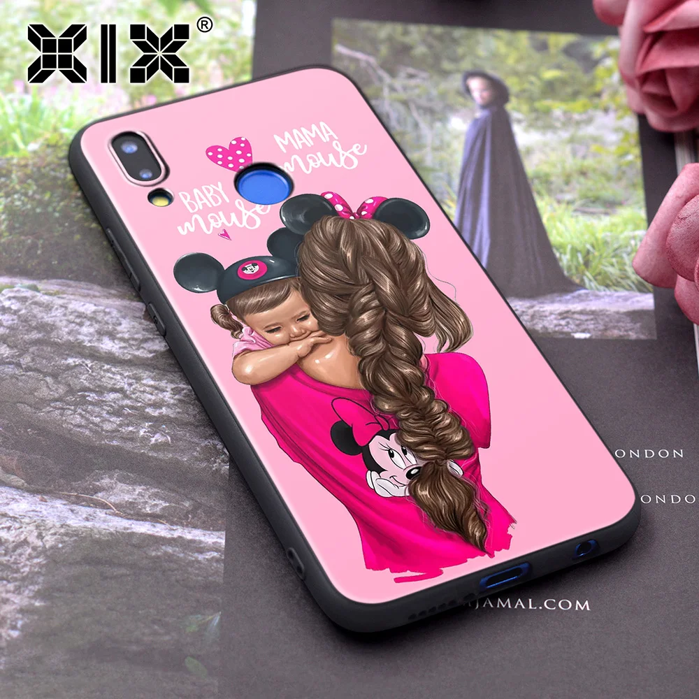 

For Funda Huawei Mate 20 Pro Case Mom Love Baby Black Soft TPU Cover for Huawei Mate 10 Lite Case for Mate 20 Pro 9 10 Lite Case