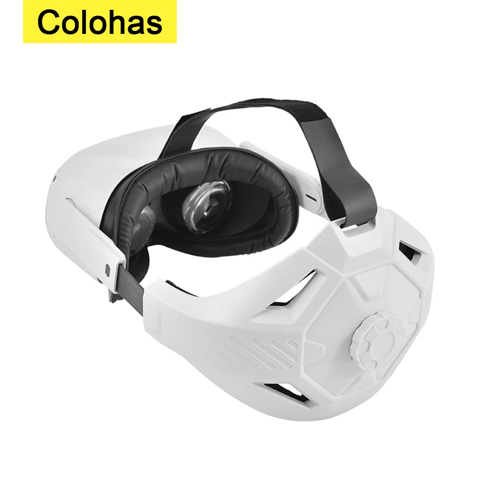 

Adjustable Oculus Quest 2 Halo Strap Protective Case Elite Head Strap Silicone Cover For Oculus Quest 2 Head Strap Accessoires