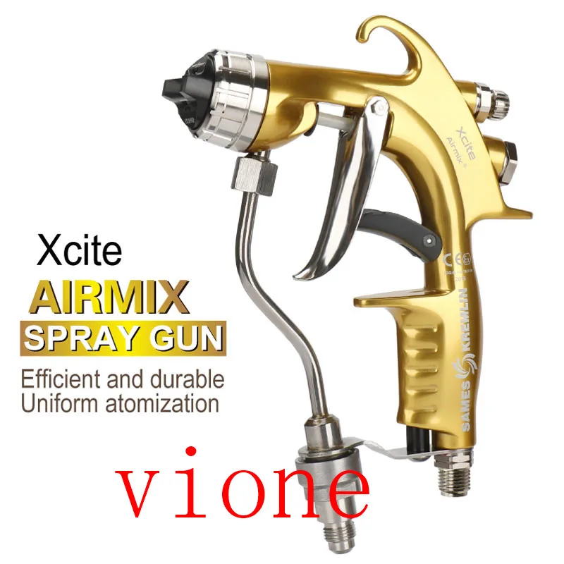 Kremlin Rexson Xcite Air Mix Spray Gun Airless Sprayer Pneumatic Tools Wood Painting Machine kremlin air mix spray gun tip nozzle 09 134 12 154 kremlin reason sames spray gun tip buse tip avx gun tip xcite gun nozzle