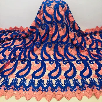 

Newest hot Selling French Lace Wholesale Price High Quality African Tulle cord Lace 2020 Net Embroidered Lace Fabric XM071201