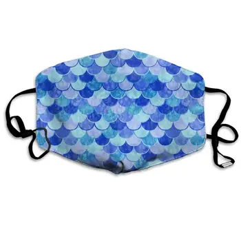 

YongColer Ideal Gift - Breathable Anti Dust Mouth Mask Warm Windproof Reusable Washable Half Face Mask Fashion Novelty Sea Blue