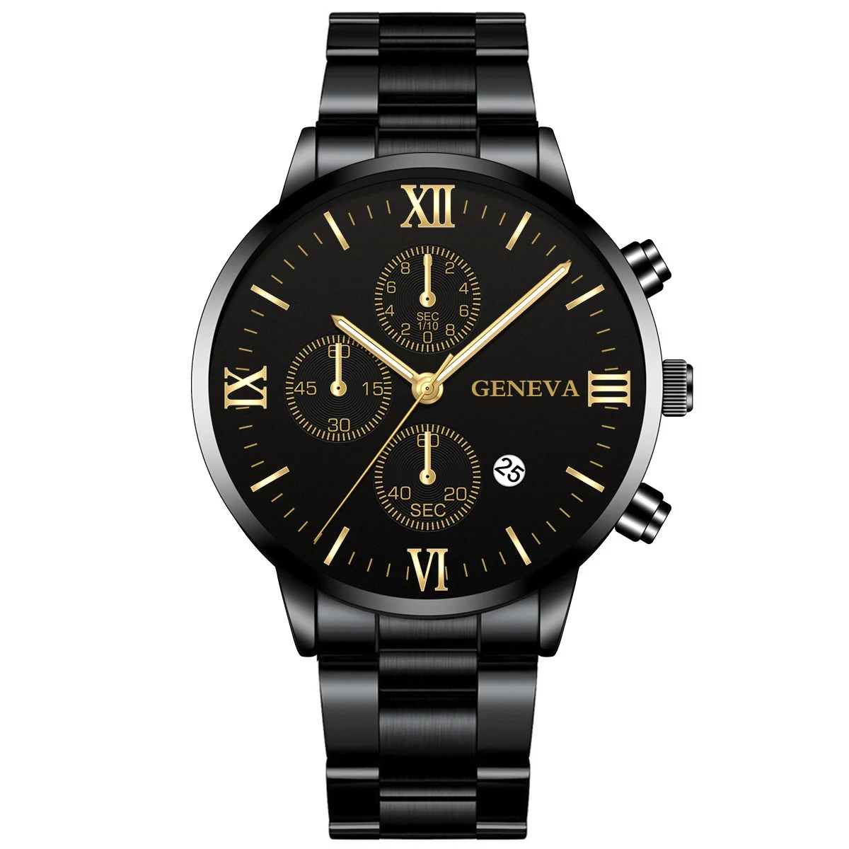 2021 Black Gold Watch Men Luxury Creative Steel Business Man Watches Female Waterproof Sport Watch Relogio Masculino